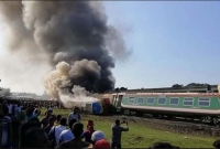 ভুল সিগন্যালের কারণে দু'র্ঘ'টনার কবলে রংপুর এক্সপ্রেস!