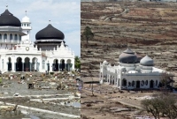 ইন্দোনেশিয়ায় সুনামিতে ৯৮ ফুট উচ্চতায় সবকিছু ভাসিয়ে নিয়ে গেলেও টিকে আছে রহমতুল্লাহ মসজিদ!