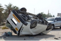     ট্রাকের সঙ্গে সংঘ'র্ষে লা'শবাহী অ্যাম্বুলেন্সের ৬ যাত্রীর মৃত্যু