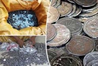 মাটি খুঁড়তে গিয়ে মিলল ৫ বস্তা পয়সা!