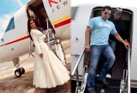 ঢাকায় নেমেই ডাবের পানি খেলেন সালমান-ক্যাটরিনা