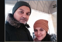 বরফের দেশে মিথিলাকে নিয়ে সৃজিতের মধুচন্দ্রিমা