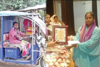 শ্রেষ্ঠ জয়িতা সম্মাননা পেলেন অটোরিকশা চালিয়ে সংসার চালানো সেই নারী