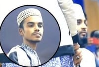 এবার নারায়ণগঞ্জে আজহারীর হাতে ইসলাম ধর্ম গ্রহণ করলেন রাজু চন্দ্র