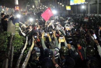 বিজেপির সদর দফতর অভিমুখে হাজার হাজার শিক্ষার্থীদের মিছিল