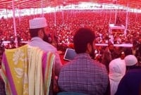 তীব্র শীত উপেক্ষা করে আজহারীর মাহফিলে লাখো মানুষের ঢল