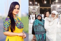 ওমরাহ হজ পালন করলেন চিত্রনায়িকা পূর্ণিমা