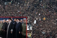 তেহরানে জনস'মুদ্র, অ'শ্রুসি'ক্ত চোখে খামেনি পড়ালেন সোলেইমানির জা'নাজা