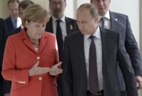 সোলাইমানি হ'ত্যা: মস্কোতে ভ্লাদিমির পুতিনের সঙ্গে বৈঠকে এঞ্জেলা মেরকেল