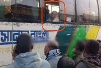 ঢাকা থেকে শেরপুর পাবলিক বাসে আসা যাওয়া করেন মতিয়া চৌধুরী