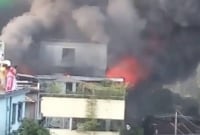 গাজীপুরে গার্মেন্টসে ভ'য়াব'হ আ'গুন