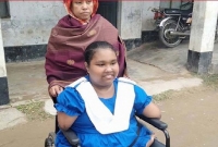 ৬ষ্ঠ শ্রেণির ভর্তি পরীক্ষায় ১ম হলেন হাত-পা বিহীন অদম্য শিক্ষার্থী লিতুন জিরা!