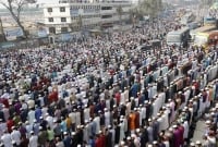 লাখ লাখ মুসল্লির অংশগ্রহণে উপমহাদেশের সবচেয়ে বড় জুমার জামাত অনুষ্ঠিত