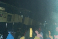 ময়মনসিংহে ট্রেন লাইনচ্যু'ত, অল্পের জন্য র'ক্ষা পেলেন ১৫০ খেলোয়াড়