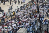 পাকিস্তান শত্রু নয়; দিল্লিতে নাগরিকত্ব আইন বিরো'ধী মিছিলে সমাজকর্মীরা