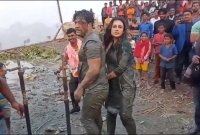 নোয়াখালীতে গিয়ে এ কী হাল ফেরদৌস-পূর্ণিমার!