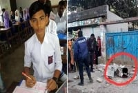 মৃত বাবাকে কবরে রেখে এসএসসি পরীক্ষায় ছেলে