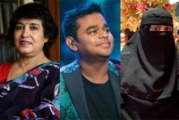 'চেহারা লুকিয়ে স্বাধীনতার বড়াই?' ফের খাতিজাকে আ'ক্রমণ তসলিমার