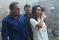 শু'টিং ছেড়ে ঘটনাস্থলে আ'গুন নেভাতে ছুটলেন মিমি চক্রবর্তী!