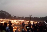 শহিদদের স্মরণে মাশরাফির শহরে এক লাখ মোমবাতি প্রজ্জ্বলন শহিদদের স্মরণে মাশরাফির শহরে এক লাখ মোমবাতি প্রজ্জ্বলন