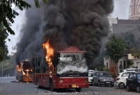 দিল্লিতে এবার স্কুলবাসে আ'গুন, নি'হ'তের সংখ্যা বেড়ে ২৪