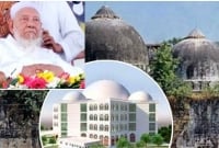 কেরানীগঞ্জে বাবরি মসজিদের ভিত্তি স্থাপন করলেন আল্লামা আহমদ শফী