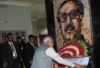 বঙ্গবন্ধুর জন্মশতবার্ষিকীতে শ্রদ্ধা জানালেন মোদি