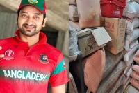 ৫০০ অসহায় পরিবারকে সহায়তা করার উদ্যোগ চিত্রনায়ক সাইমনের