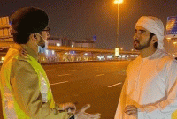 করোনা; প্রকৃত অবস্থা জানার জন্য রাতে রাজপথে ঘুরে ঘুরে দেখলেন দুবাইয়ের যুবরাজ