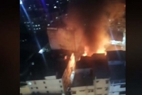 কারওয়ান বাজারের সবজির আড়তে আগুন