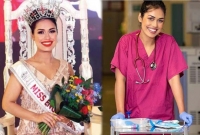 মডেলিং-অভিনয় জগৎ ছেড়ে করোনার চিকিৎসক হলেন মিস ইংল্যান্ড