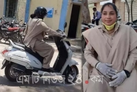 ৮ মাসের গর্ভবতী হয়েও করোনা রু'খতে পালন করছেন পুলিশের ডিউটি