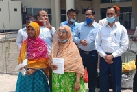 শেরপুরে সুস্থ হয়ে বাড়ি ফিরলেন করোনা আক্রা'ন্ত দুই নারী