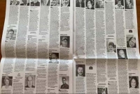 সংবাদপত্রের ১৫ পৃষ্ঠাজুড়ে শুধুই করোনায় মৃ'তদের নাম!