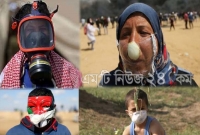 চমকে দেওয়া অভিনব মাস্ক নিয়ে করোনা রু'খছে অ'বরু'দ্ধ গাজার ফিলিস্তিনিরা!