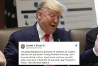 লোকে বলে, আমি ইতিহাসের সবচেয়ে পরিশ্রমী প্রেসিডেন্ট: ট্রাম্প