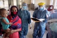 করোনাকে হারিয়ে সুস্থ হয়ে মায়ের কোলে ফিরলেন ১০ মাসের শিশু আবির