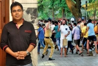 'সামাজিক দূরত্ব ভুলে যারা মদ কিনেছেন তাদের রেশন কার্ড বাতিল করে রেশন ও ত্রাণ বন্ধ করুন'