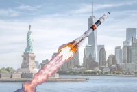 চীনা রকেটের আঘা'ত থেকে অল্পের জন্য বেঁচে গেল নিউইয়র্ক!