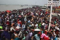 শুধু মানুষ আর মানুষ, হিমশিম খাচ্ছে কর্তৃপক্ষ