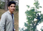 পাহাড়ের উপর উঁচু গাছের মগডালে ঝুলে ৩ ঘণ্টা ধরে ক্লাস করছেন যুবক!