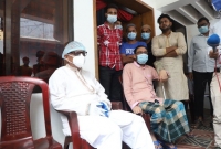 সমবেদনা জানাতে কামরানের বাসায় মেয়র আরিফ