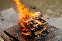 একেই বলে ভালোবাসার টান, স্ত্রীর সঙ্গে সহম'রণে চিতায় ঝাঁ'প যুবকের!