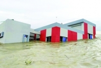 উদ্বোধনের আগেই নদীগর্ভে বিলীন হলো ২ কোটি টাকার স্কুল