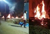 ভারতে সারি সারি পো'ড়ানো হচ্ছে করোনা রোগীর মৃ'তদে'হ 