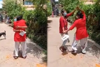 করোনাজয়ী মেয়ের হাত ধ'রে উদ্দাম নাচ মায়ের, ভাই'রাল ভিডিও