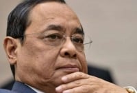 'রামমন্দির মা'মলার রায় দেওয়া প্রাক্তন প্রধান বিচারপতি গগৈ করোনা আক্রা'ন্ত নন'