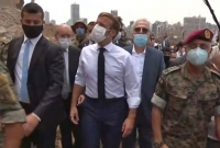 বি'শাল উ'দ্ধারকারী বাহিনী নিয়ে লেবাননে ফ্রান্সের প্রেসিডেন্ট