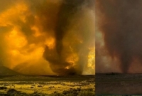 এবার আ'ছড়ে পড়ছে বি'রল ‘ফা'য়ার-ট'র্নে'ডো’, জ্ব'লছে আ'গুন, এলাকা ফাঁ'কা করার নি'র্দেশ