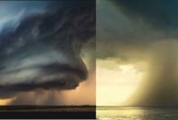 ভ'য়ঙ্ক'র সামুদ্রিক ঘূ'র্ণিঝ'ড় লরা ঘণ্টায় প্রায় ২৪০ কিলোমিটারের বেশি গ'তিবেগ, ব্যা'পক ক্ষ'তি ও প্রাণহা'নির আশ'ঙ্কা